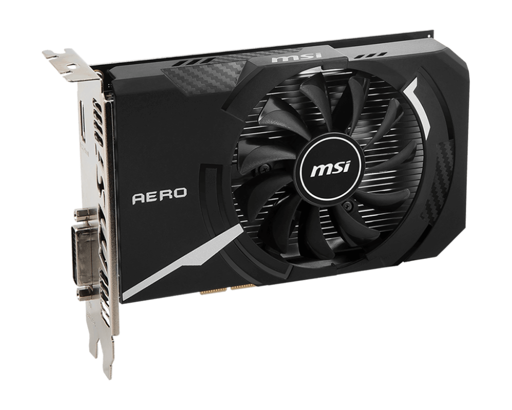 کارت گرافیک ام اس آی مدل GeForce GT 1030 AERO ITX 4GD4 OC