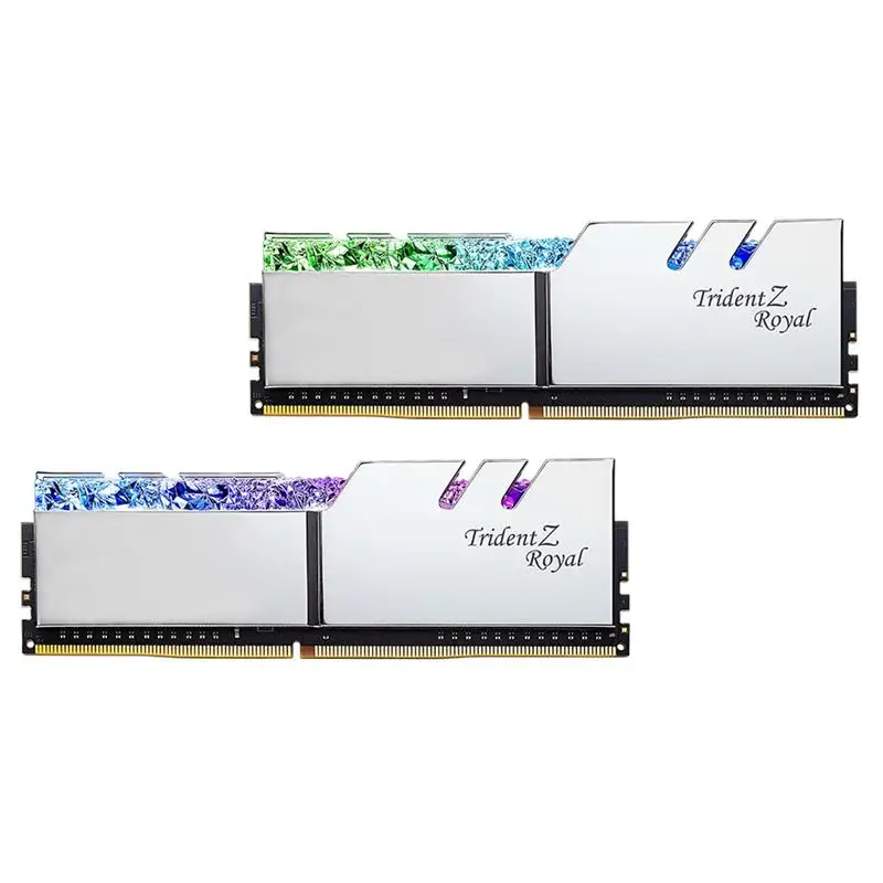 رم جی اسکیل مدل  Trident Z Royal Silver DDR4 32GB 16GBx2 4266MHz CL16