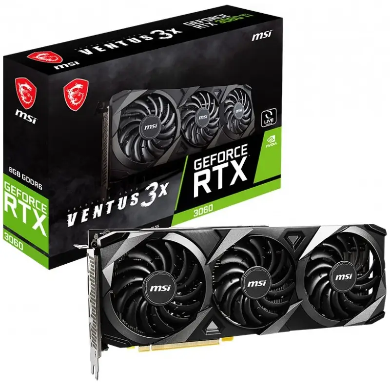 کارت گرافیک ام اس آی مدل RTX 3060 VENTUS 3X 12GB OC 