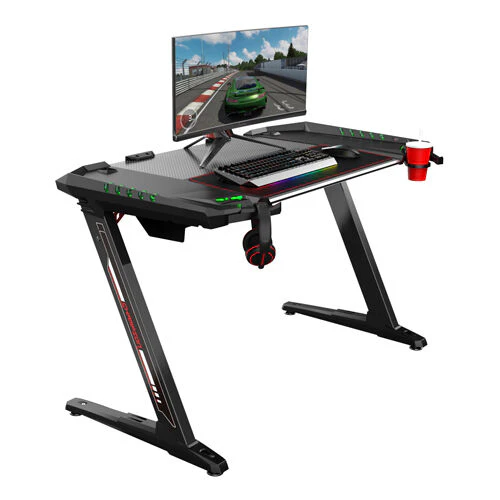                  میز گیمینگ Eureka Ergonomic Z2BK-V3 E-Sports Gaming Desk RGB