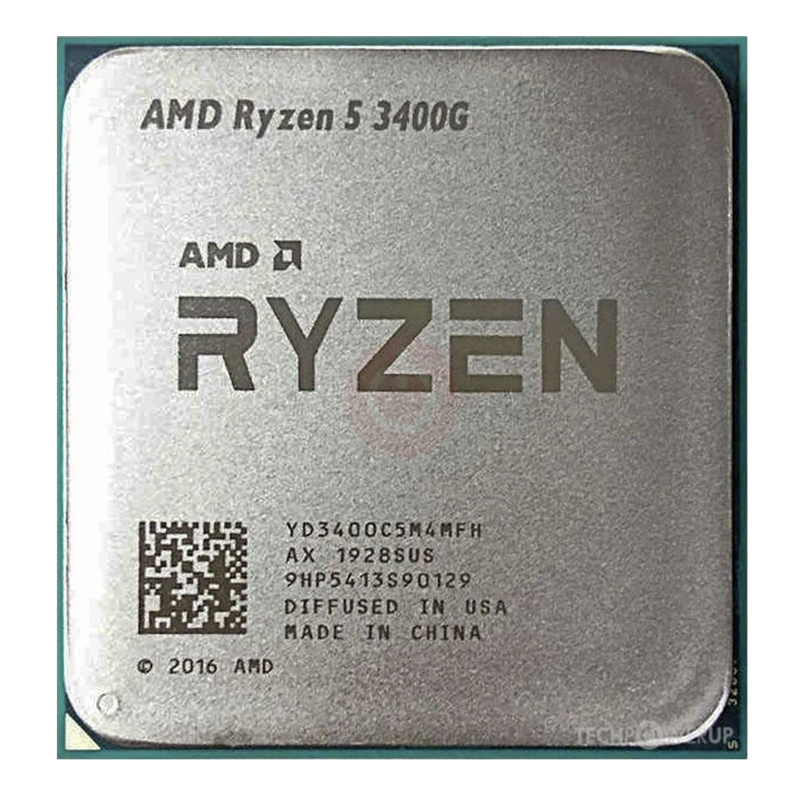 RYZEN 5 3400G پردازنده ای ام دی بدون باکس 