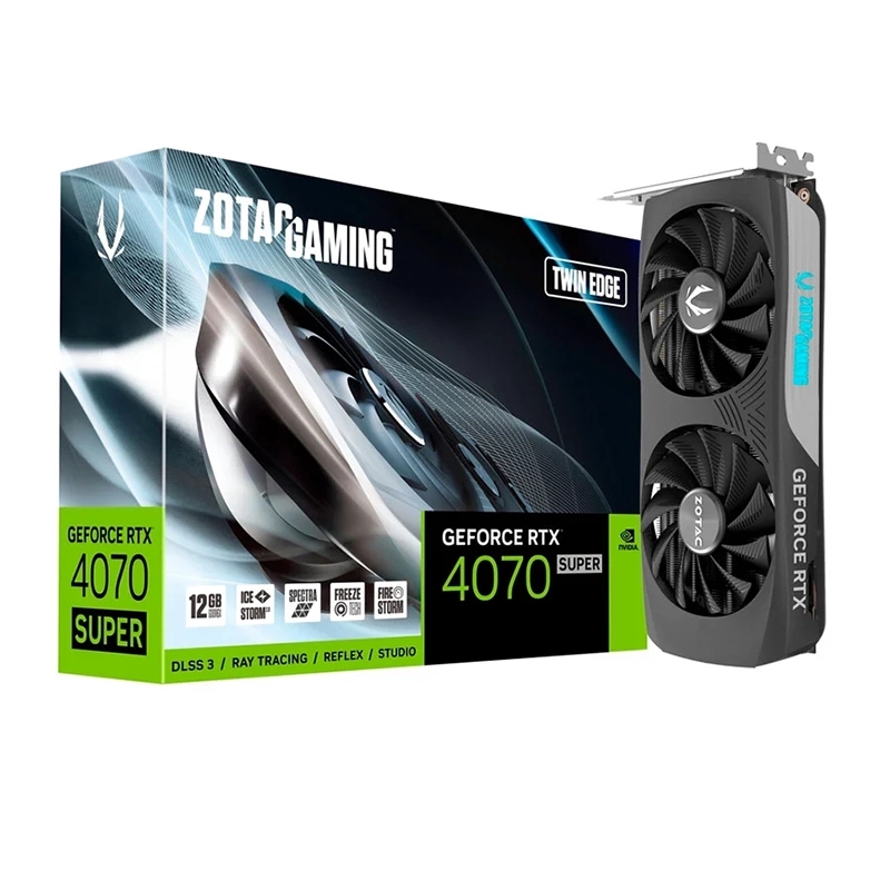 کارت گرافیک زوتک مدل RTX 4070 Super Twin Edge 12GB