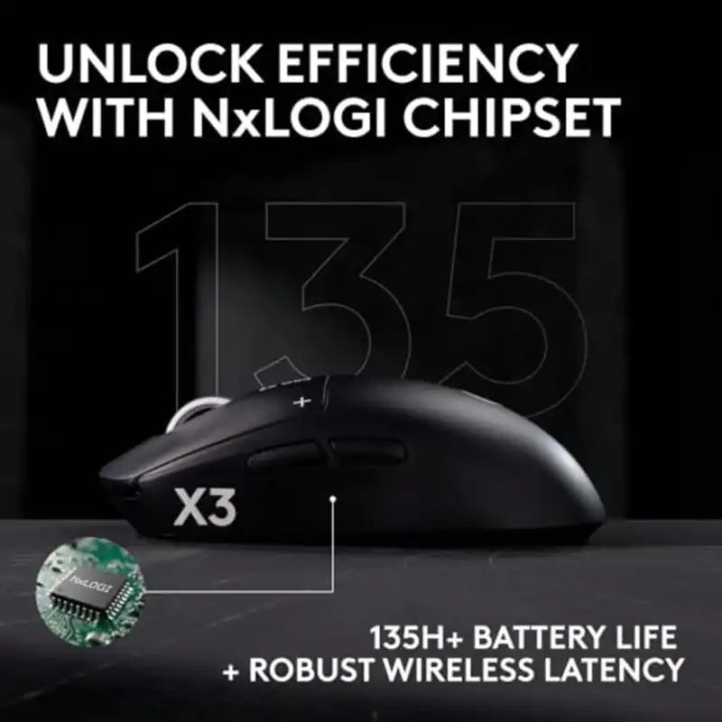موس گیمینگ لاجیتک مدل Logitech G PRO X3 SUPERSTRIKE - Black