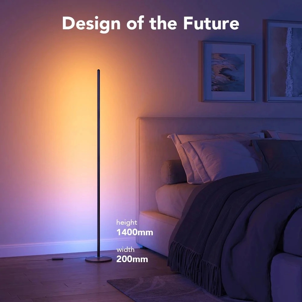 چراغ هوشمند گووی مدل Govee RGBICW Smart Corner Floor Lamp Basic H6076