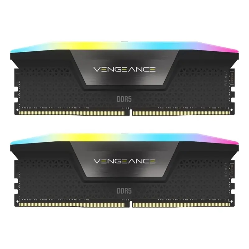 رم کورسیر مدل Vengeance RGB DDR5 64GB 32GBx2 6000MHz CL40