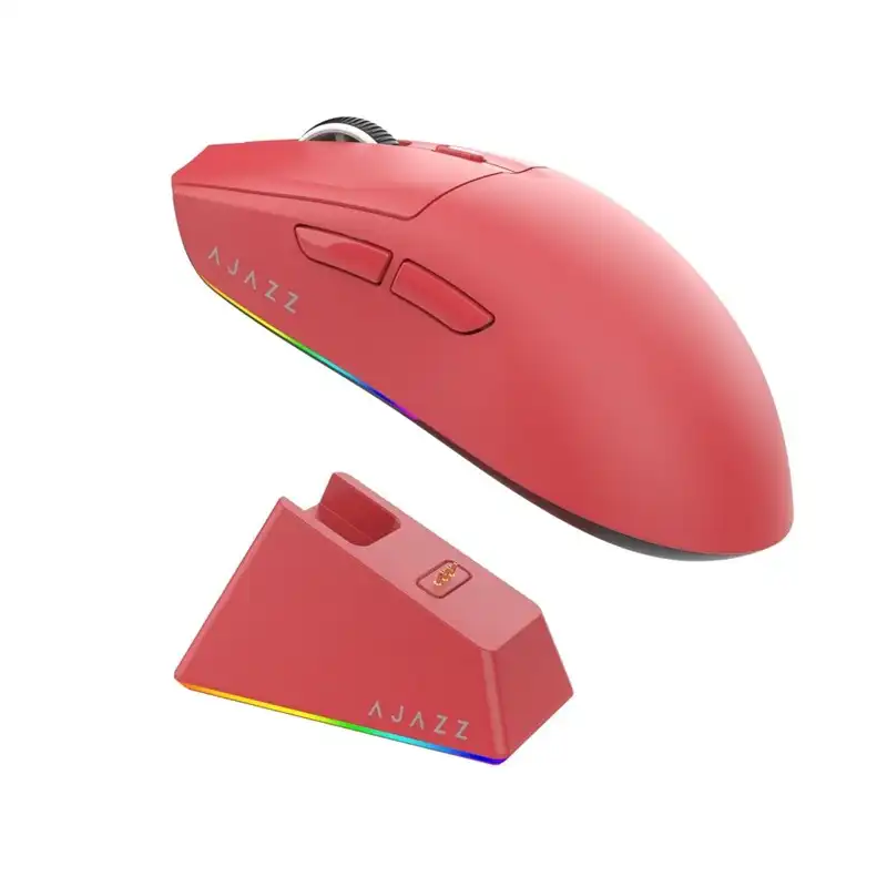 موس گیمینگ ایجز مدلAJAZZ AJ139 V2 MC Tri-Mode Red