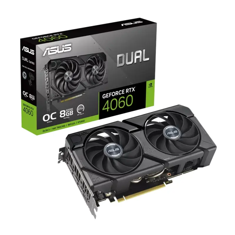 کارت گرافیک ایسوس مدل Dual RTX 4060 EVO 8GB OC