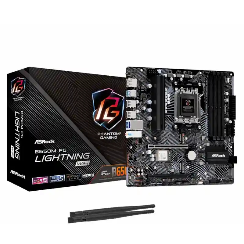 مادربرد ازراک مدل B650M PG Lightning WiFi 