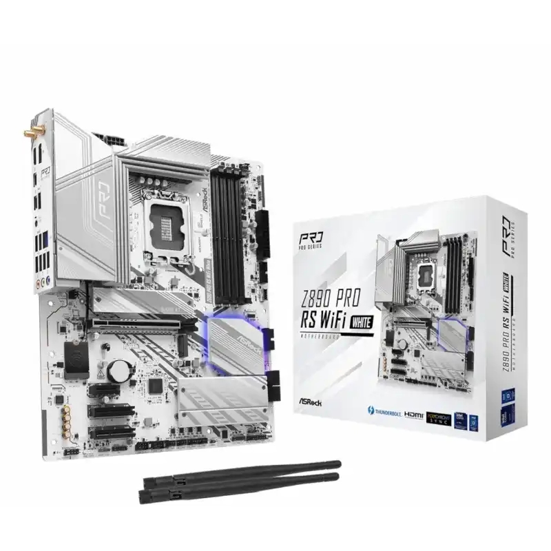 مادربرد ازراک مدل Z890 Pro RS WiFi D5 White