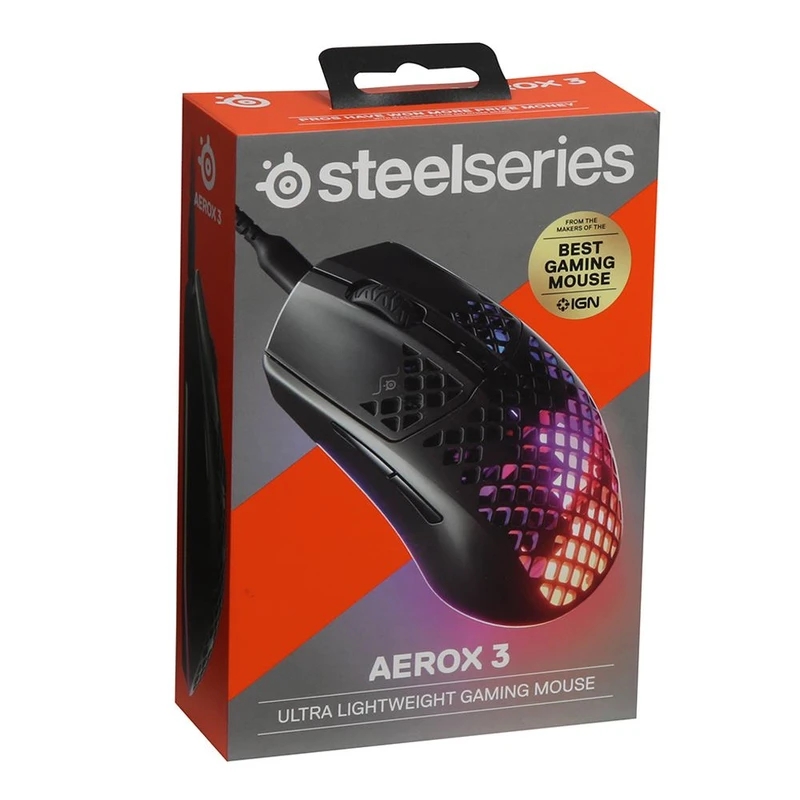 موس گیمینگ استیل سریز مدل Aerox 3