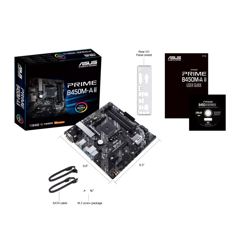  مادربرد ایسوس مدل PRIME B450M-A II DDR4 