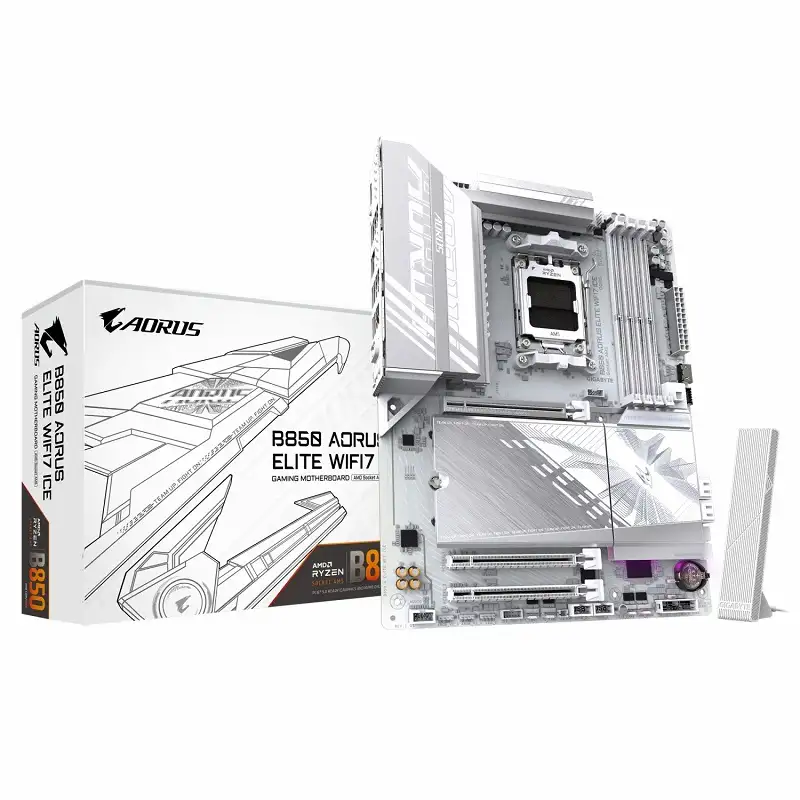 مادربرد گیگابایت مدل B850 AORUS ELITE WIFI7 ICE