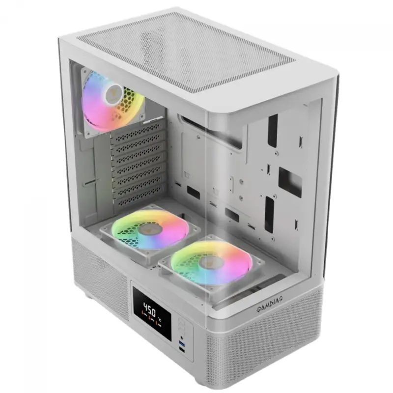 کیس گیم دیاس مدل ATLAS E2 CG White