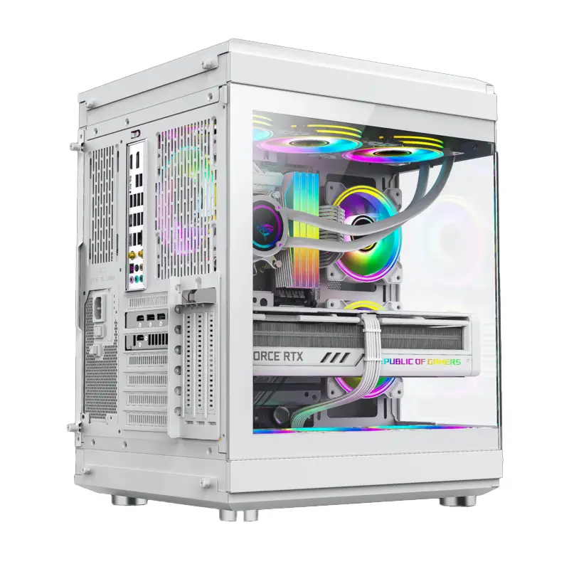 کیس گیم مکس مدل Hype White