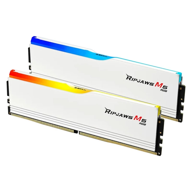 رم جی اسکیل مدل Ripjaws M5 RGB 64GB (2x32GB) DDR5 5200MT/s CL40 White