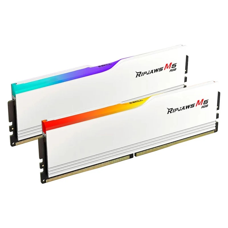 رم جی اسکیل مدل Ripjaws M5 RGB 64GB (2x32GB) DDR5 5200MT/s CL40 White