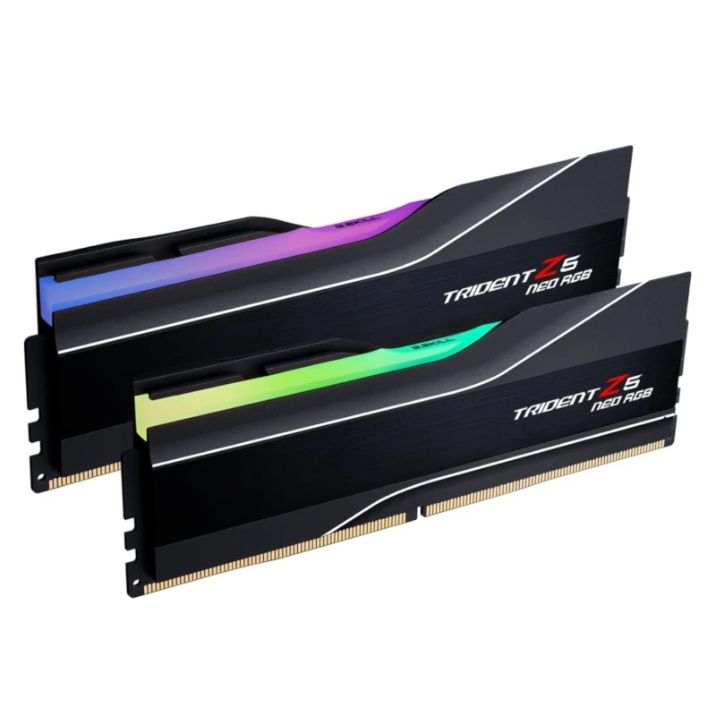 رم جی اسکیل مدل Trident Z5 Neo RGB AMD EXPO 32GB (2x16GB) DDR5 7200MT/s CL34 Black