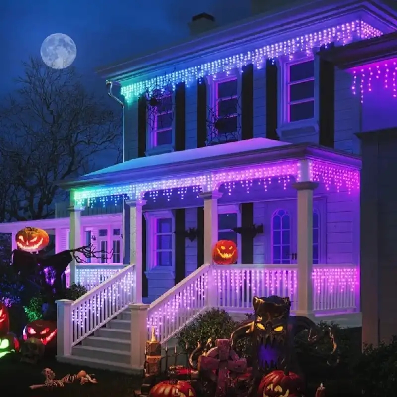 ریسه هوشمند فضای باز قندیلی 10 متری گووی مدل Icicle Lights H70D1