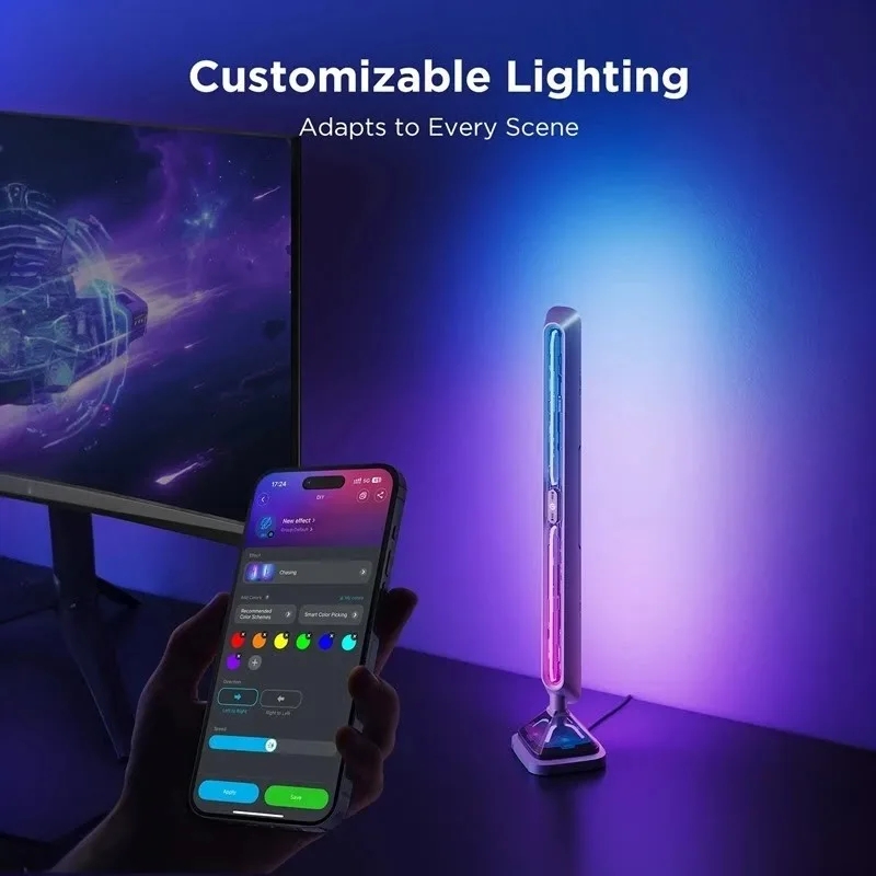 چراغ رومیزی هوشمند گیمینگ گووی مدل Gaming Light Bars Pro H8048