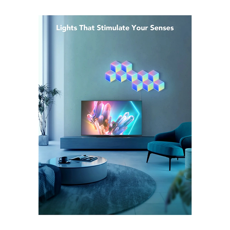 پنل روشنایی هوشمند 10 عددی گووی مدل Glide Hexa Pro LED Light Panels H6066