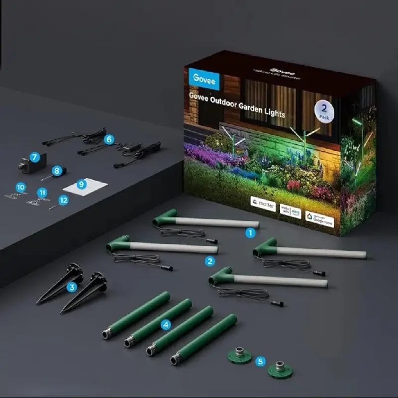 چراغ‌ هوشمند فضای باز گووی مدل Outdoor Garden Lights H7086