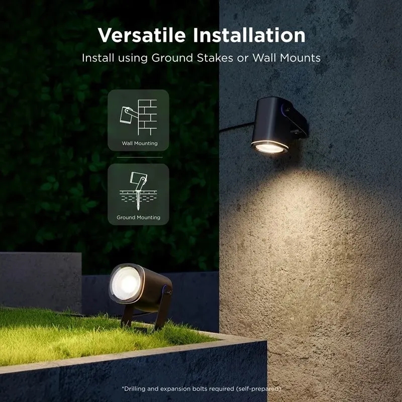پروژکتور هوشمند فضای باز گووی مدل Outdoor Spotlights 2 H7093