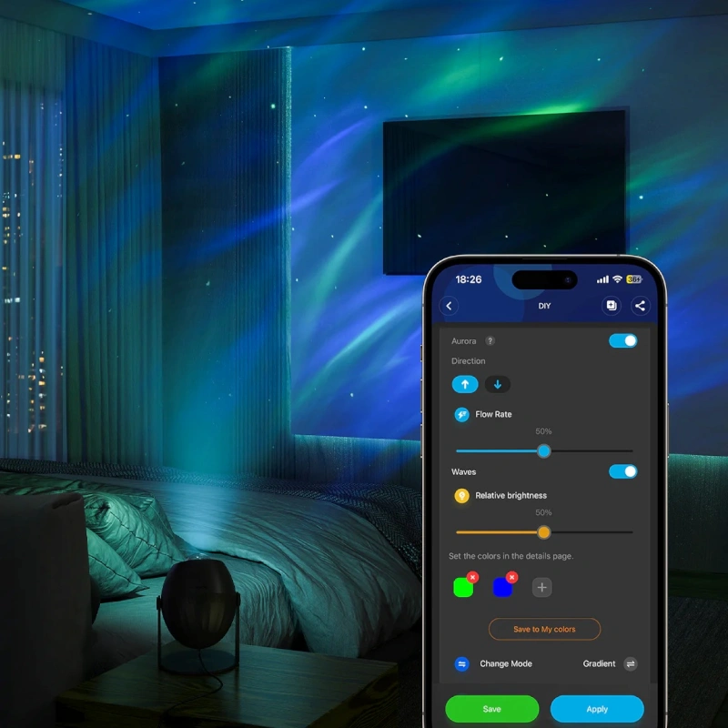 پروژکتور هوشمند کهکشانی گووی مدل Star Light Projector H6093