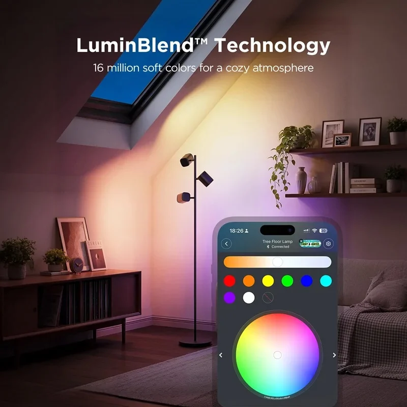 چراغ هوشمند درختی گووی مدل Tree Floor Lamp H60B2