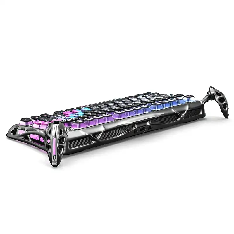 کیبورد گیمینگ گراوا استار مدل Mercury K1 Pro 75% Special Edition Cyberpunk