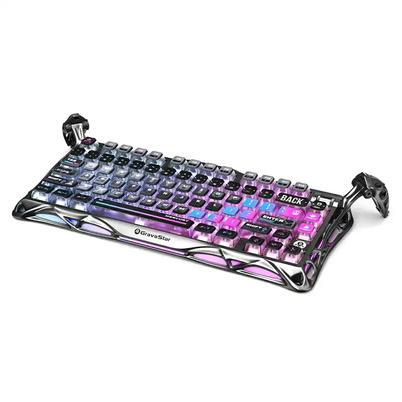 کیبورد گیمینگ گراوا استار مدل Mercury K1 Pro 75% Special Edition Cyberpunk