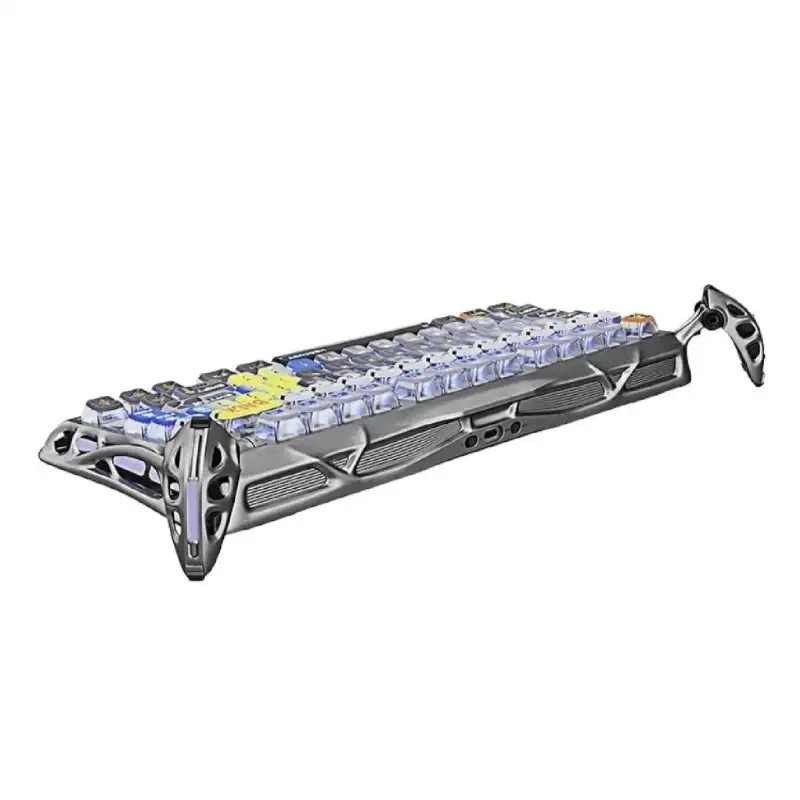 کیبورد گیمینگ گراوا استار مدل Mercury K1 Pro 75% Interstellar Silver