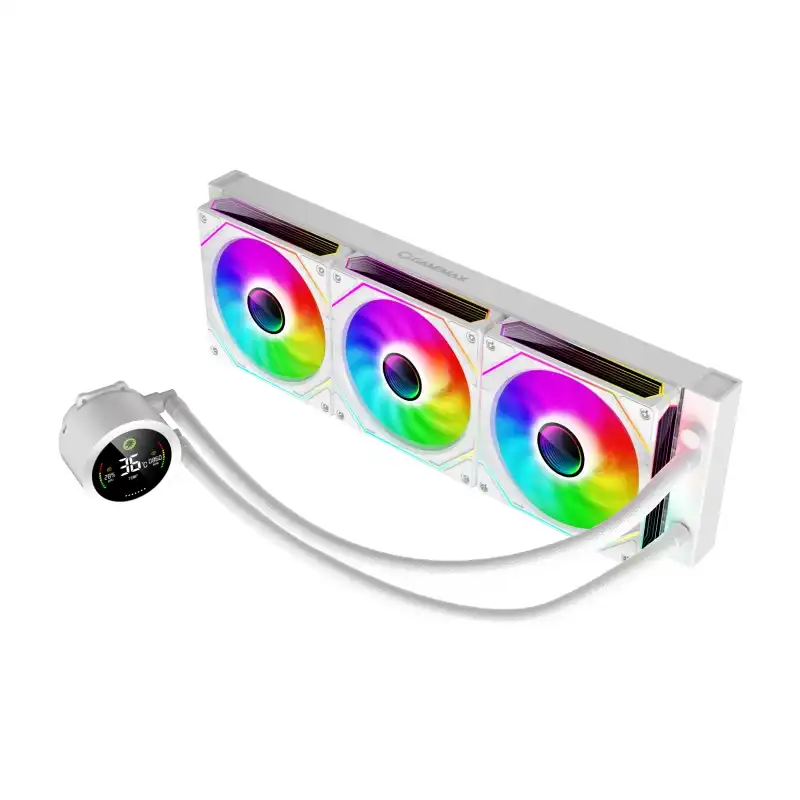خنک کننده پردازنده گیم مکس مدل IceBurg 360 Digital White