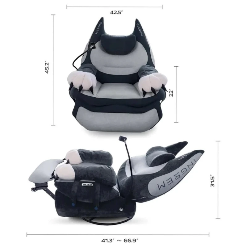 استیشن گیمینگ اینگریم Smart Recliner Black