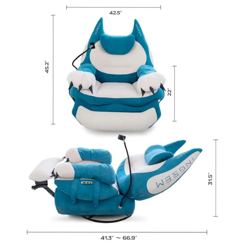 استیشن گیمینگ اینگریم Smart Recliner Blue