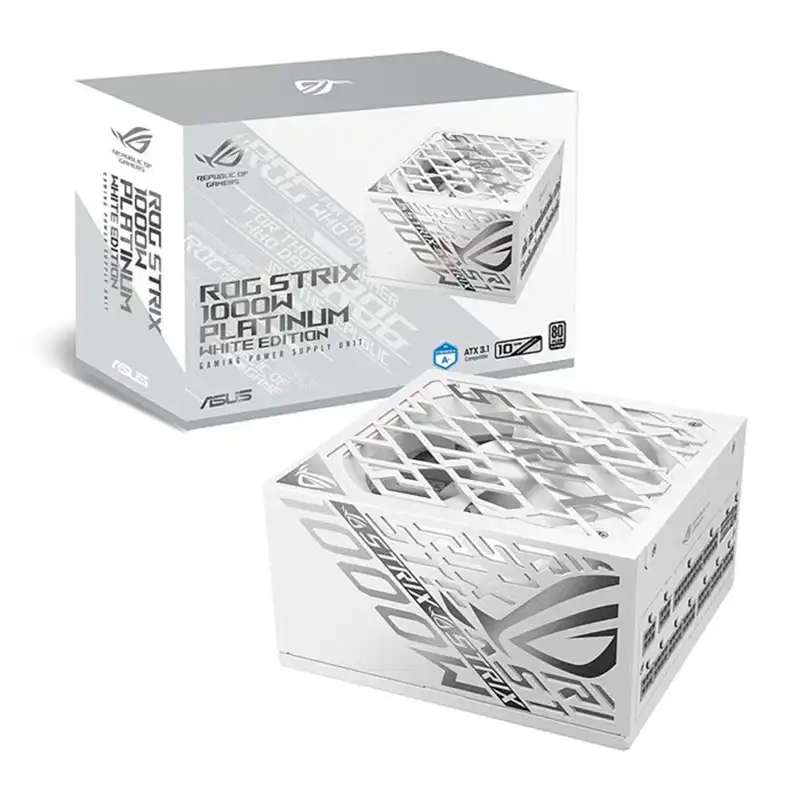 پاور ایسوس 1000 وات مدل ASUS ROG Strix 1000W Platinum White Edition