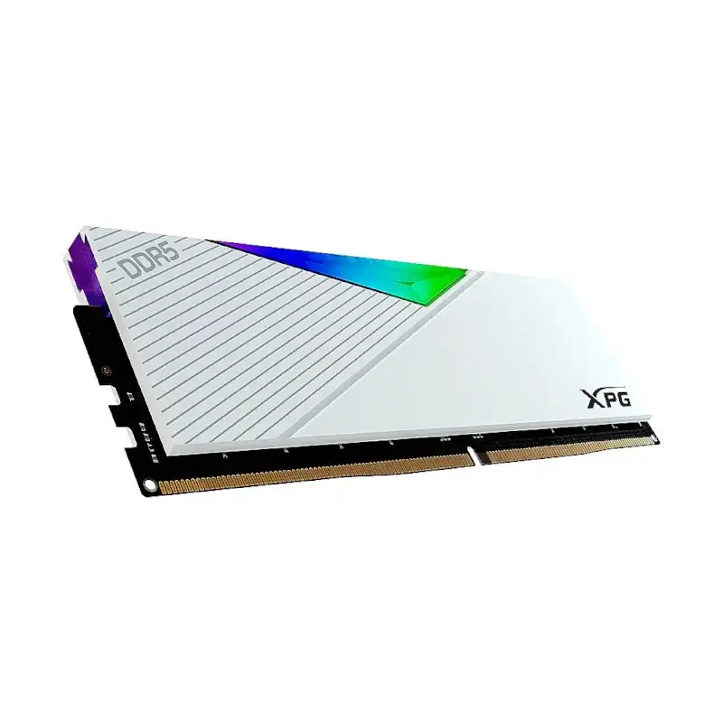 رم ایکس پی جی مدل Lancer DDR5 6000MHz 32GB (2x16GB) RGB CL30 White