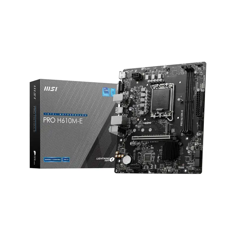 مادربرد ام اس آی مدل PRO H610M-E DDR5
