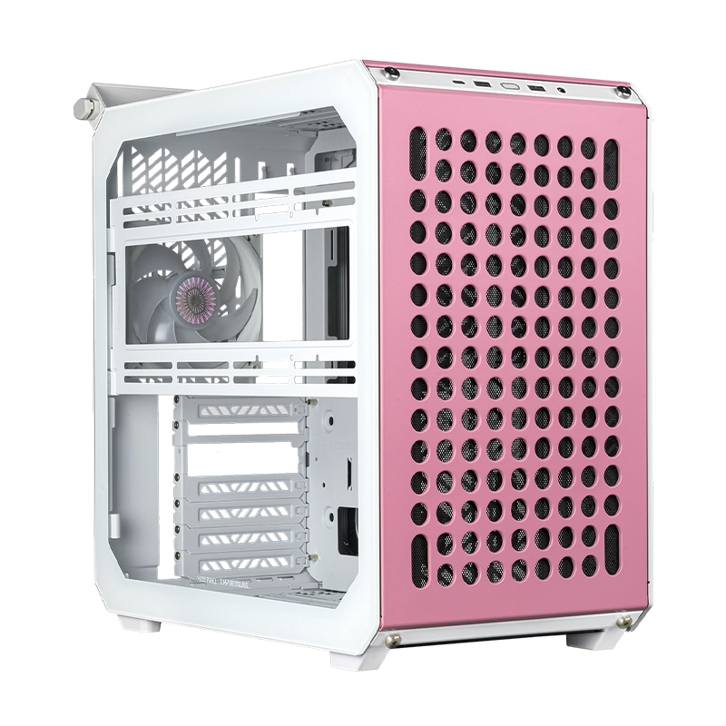 کیس کولر مستر مدل QUBE 500 FLATPACK MACARON EDITION PINK