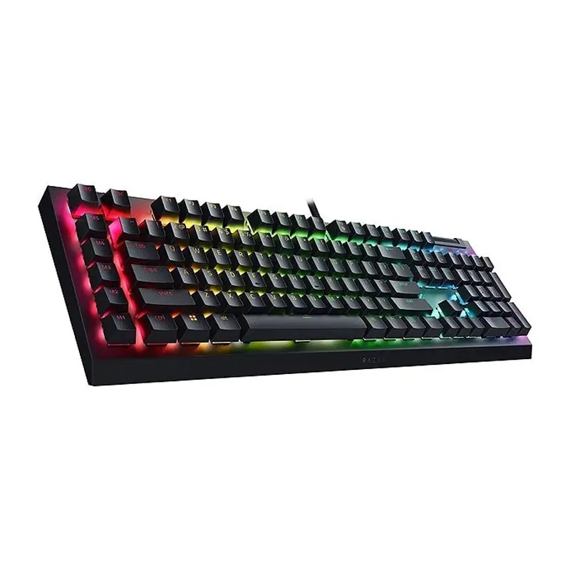 کیبورد گیمینگ ریزر مدل BLACKWIDOW V4 X (Green Switch)