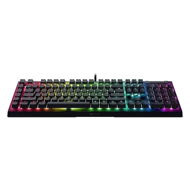 کیبورد گیمینگ ریزر مدل BLACKWIDOW V4 X (Green Switch)