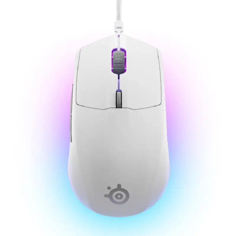 موس گیمینگ استیل سریز مدل Rival 3 Gen 2 Wired White