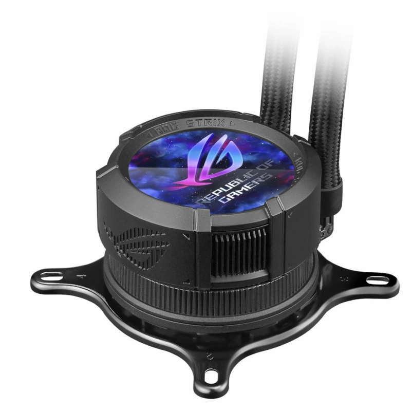 خنک کننده پردازنده ی ایسوس مدل ROG Strix LC III 360 ARGB LCD Black
