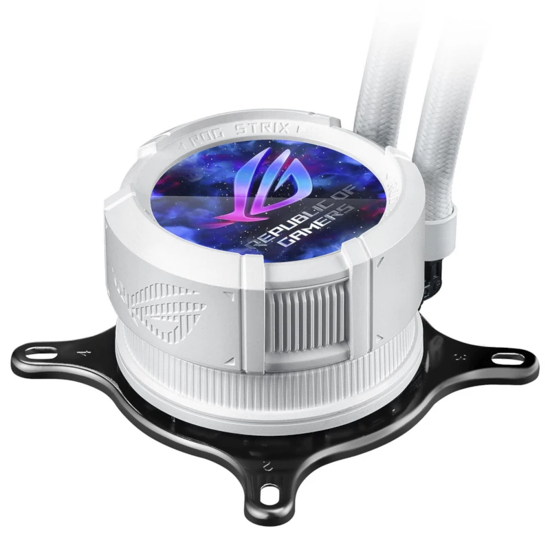 خنک کننده پردازنده ی ایسوس مدل ROG Strix LC III 360 ARGB LCD White