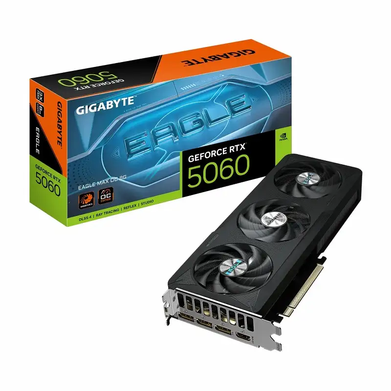 کارت گرفیک گیگابایت مدل RTX 5060 EAGLE MAX OC 8GB