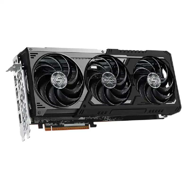  9070XT STEEL LEGEND DARK 16GB کارت گرافیک ازراک مدل 