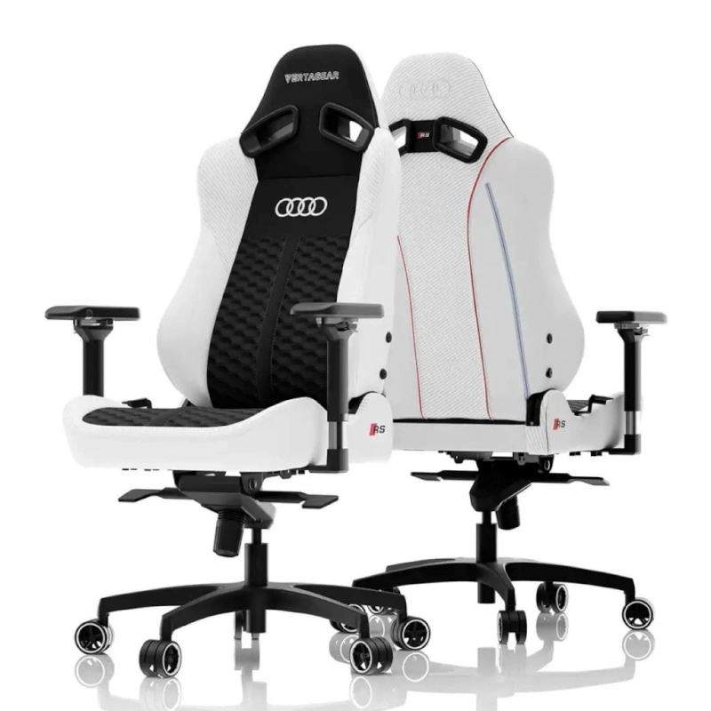 صندلی گیمینگ ورتاگیر مدل SL5800 HygennX Black/White Ergonomic Features Audi RS Edition