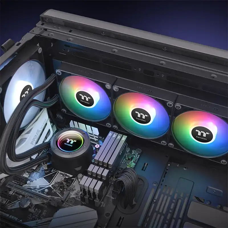 خنک کننده مایع پردازنده ترمال تیک مدل TH360 V2 ARGB Sync All-In-One Liquid Cooler