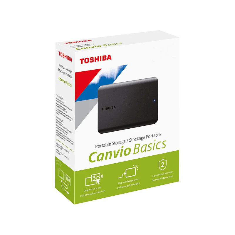 هارد اکسترنال توشیبا مدل Canvio Basics 1TB Black