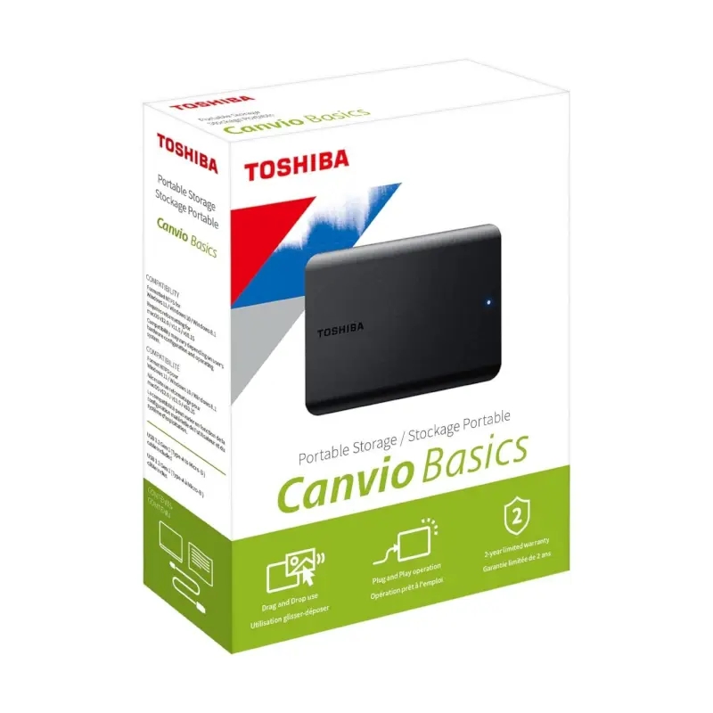 هارد اکسترنال توشیبا مدل Canvio Basics 4TB Black