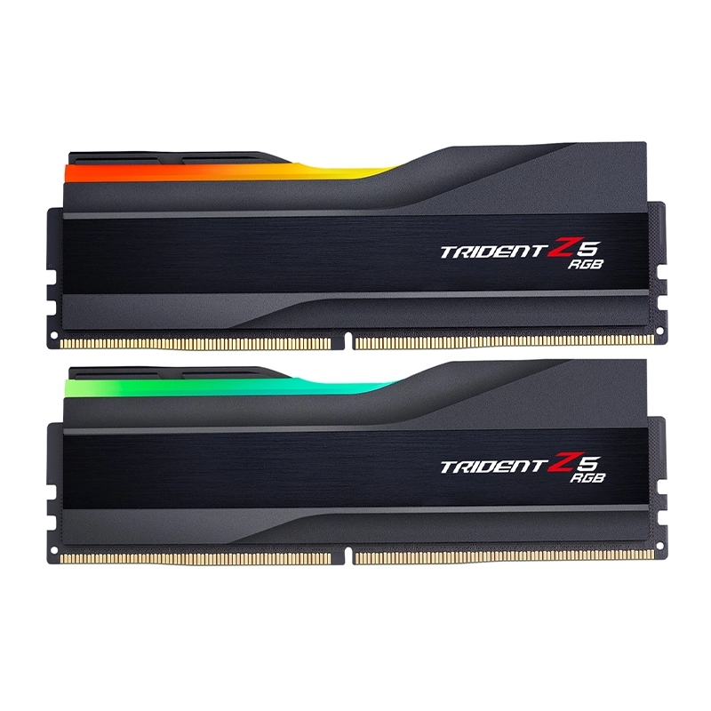 رم جی اسکیل مدل Trident Z5 RGB Black DDR5 64GB 32GBx2 6400mhz CL34